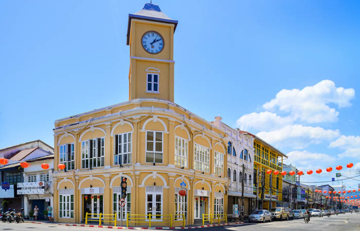 100-year old Chinese mansion (Sino-Portuguese style) in phuket