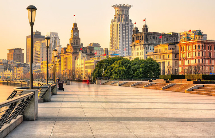 Jogging by the Bund