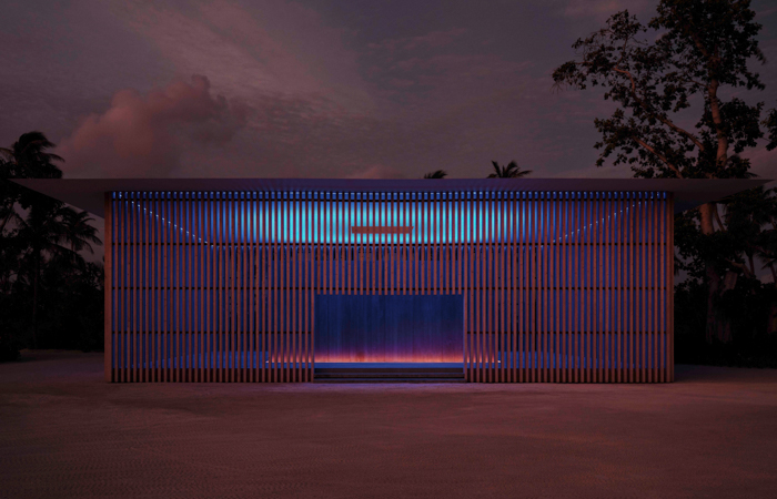 Enjoy a quiet moment while admiring Amarta by James Turrell