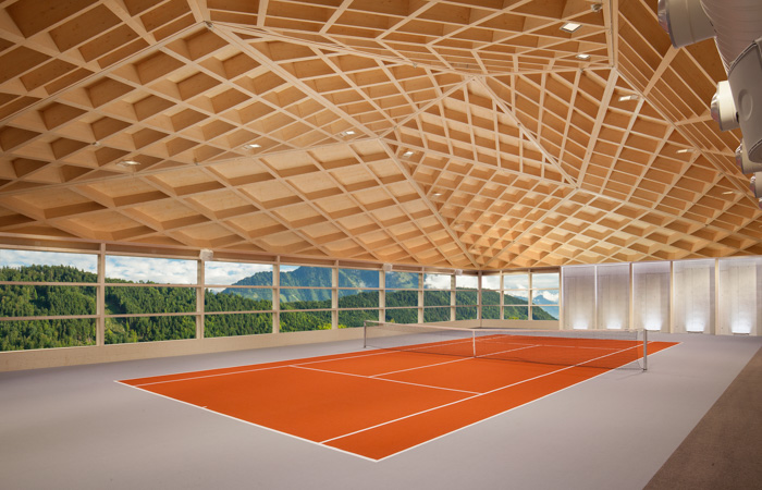 Tennis at the Bürgenstock Diamond Domes